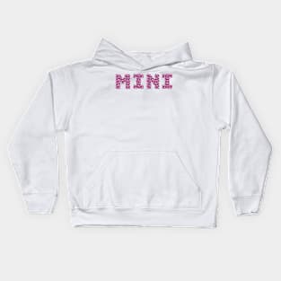 Mini design in pink cheetah Kids Hoodie